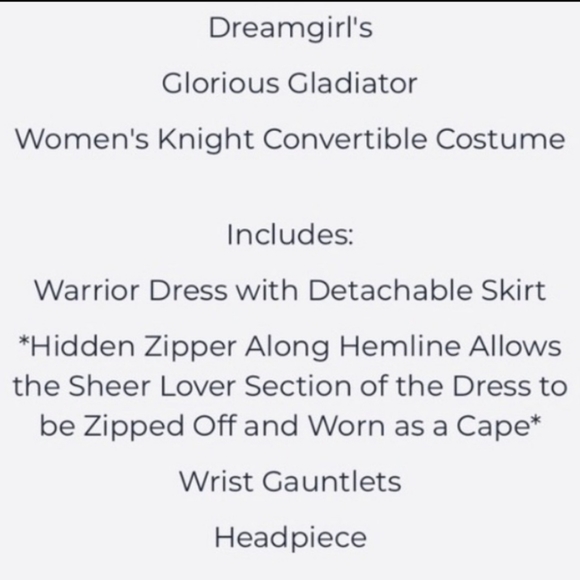 🆕️NWT Adult Costume Glorious Gladiator (Convertible) - Picture 6 of 10